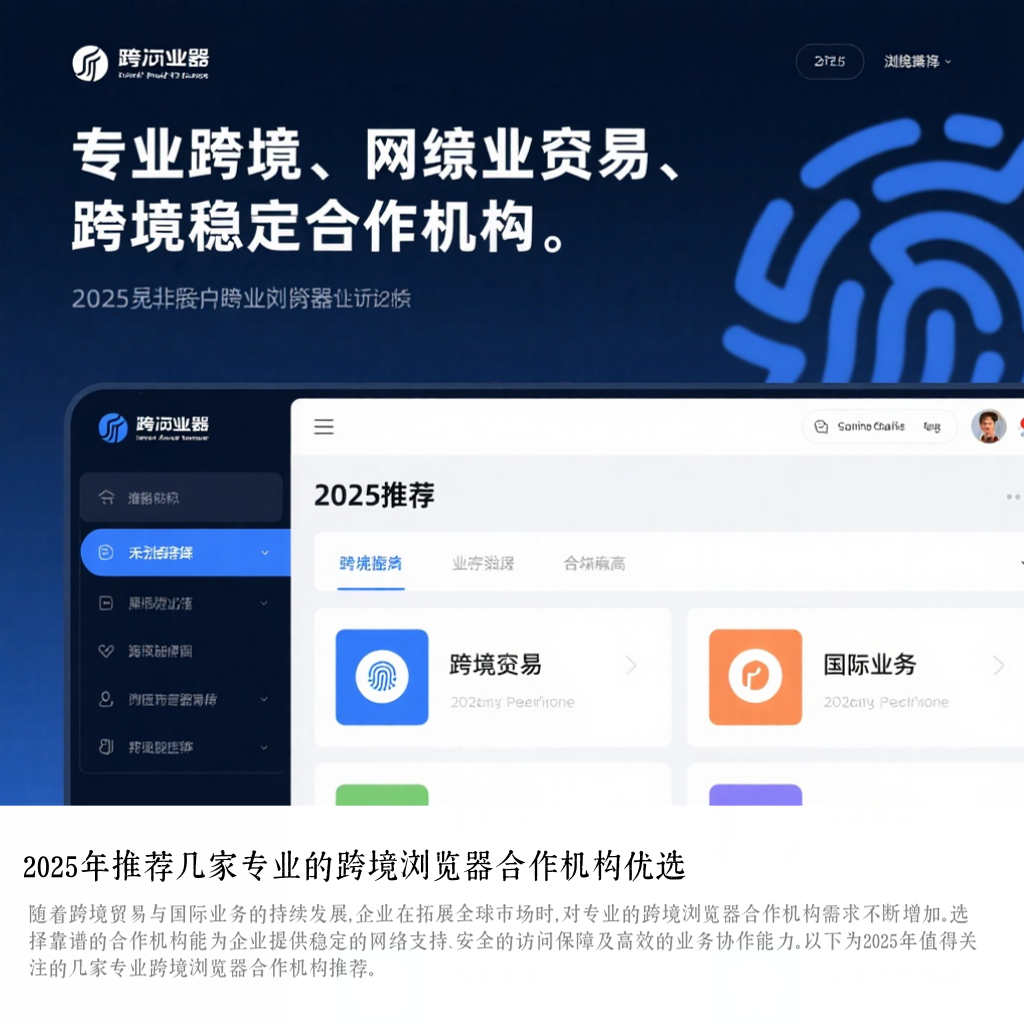 2025年推荐几家专业的跨境浏览器合作机构优选