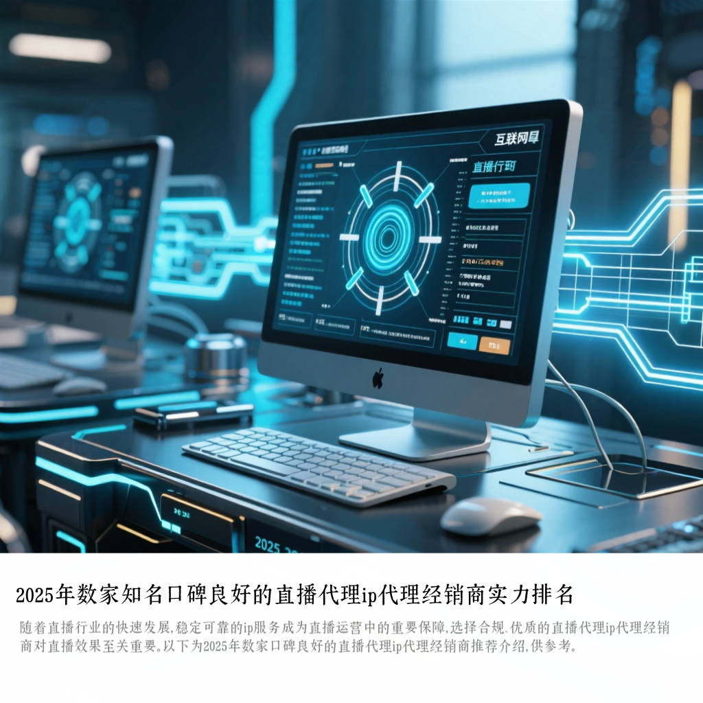 2025年数家知名口碑良好的直播代理ip代理经销商实力排名