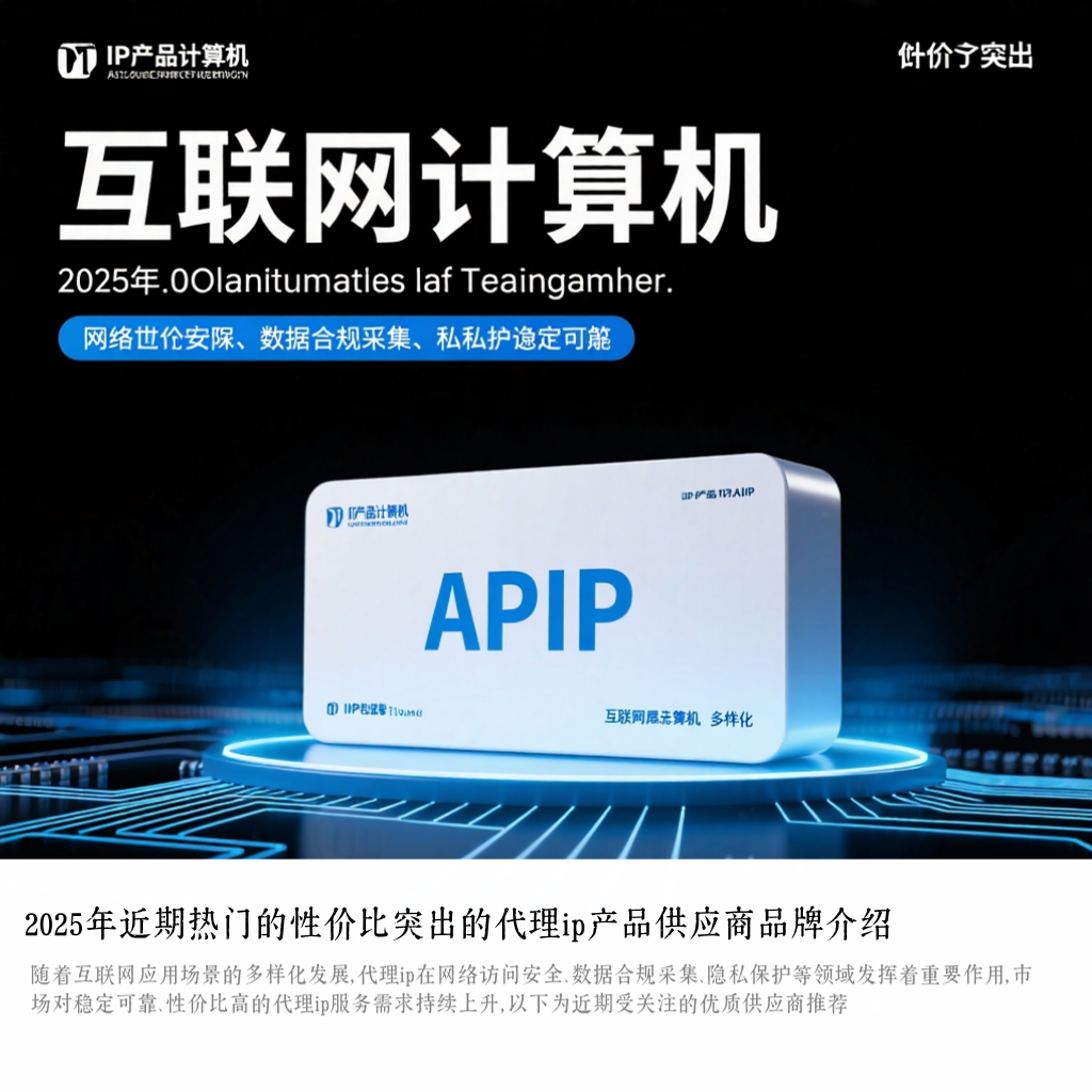 2025年近期热门的性价比突出的代理ip产品供应商品牌介绍