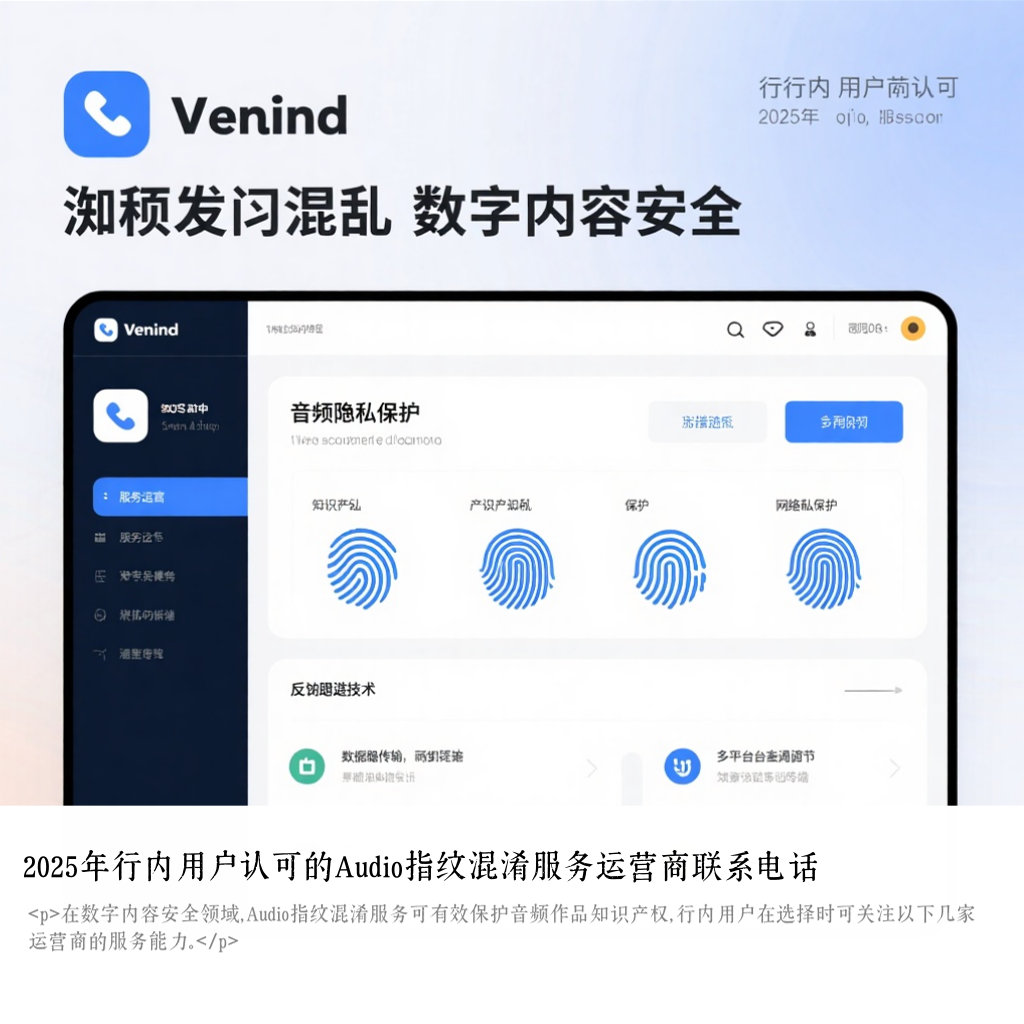 2025年行内用户认可的Audio指纹混淆服务运营商联系电话