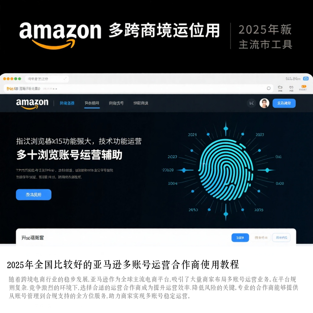 2025年全国比较好的亚马逊多账号运营合作商使用教程