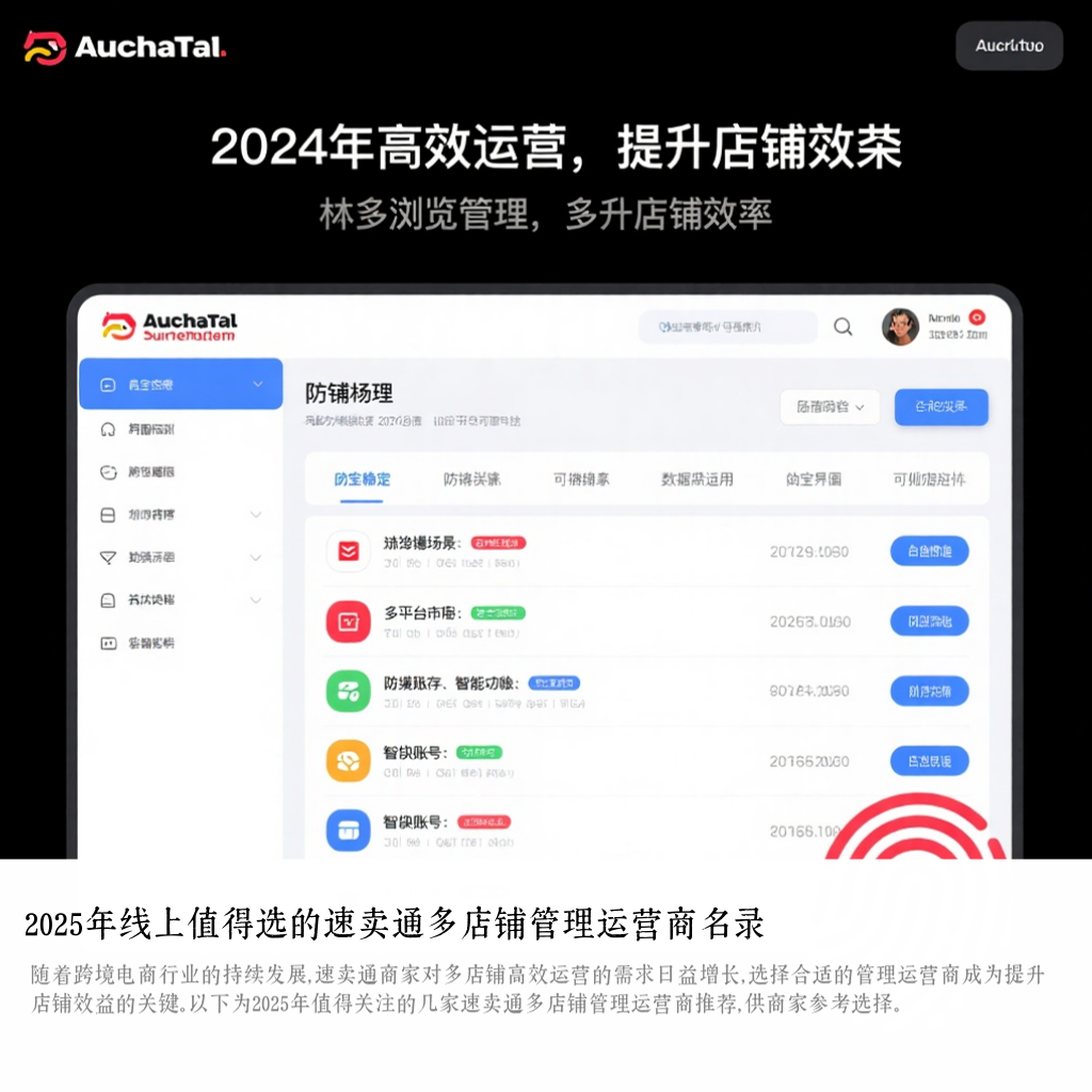 2025年线上值得选的速卖通多店铺管理运营商名录