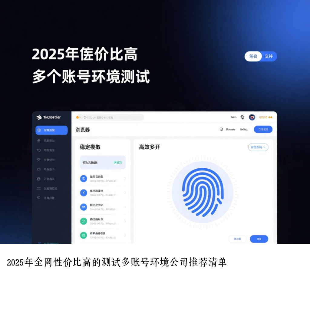 2025年全网性价比高的测试多账号环境公司推荐清单