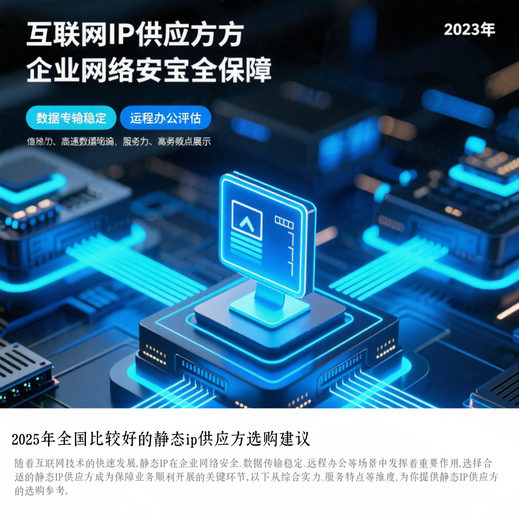 2025年全国比较好的静态ip供应方选购建议