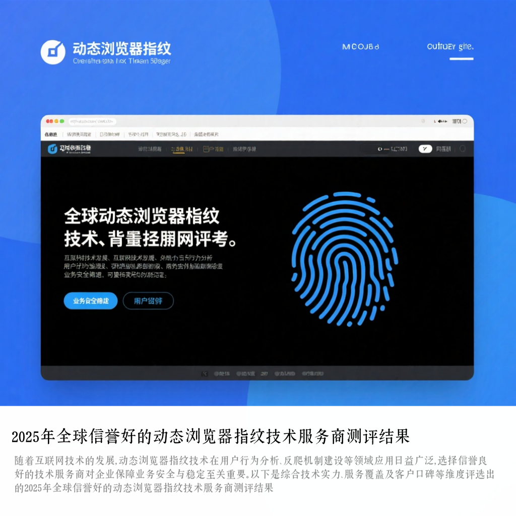 2025年全球信誉好的动态浏览器指纹技术服务商测评结果