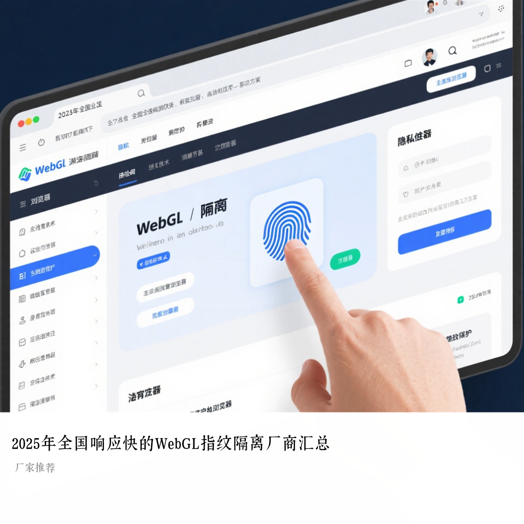 2025年全国响应快的WebGL指纹隔离厂商汇总