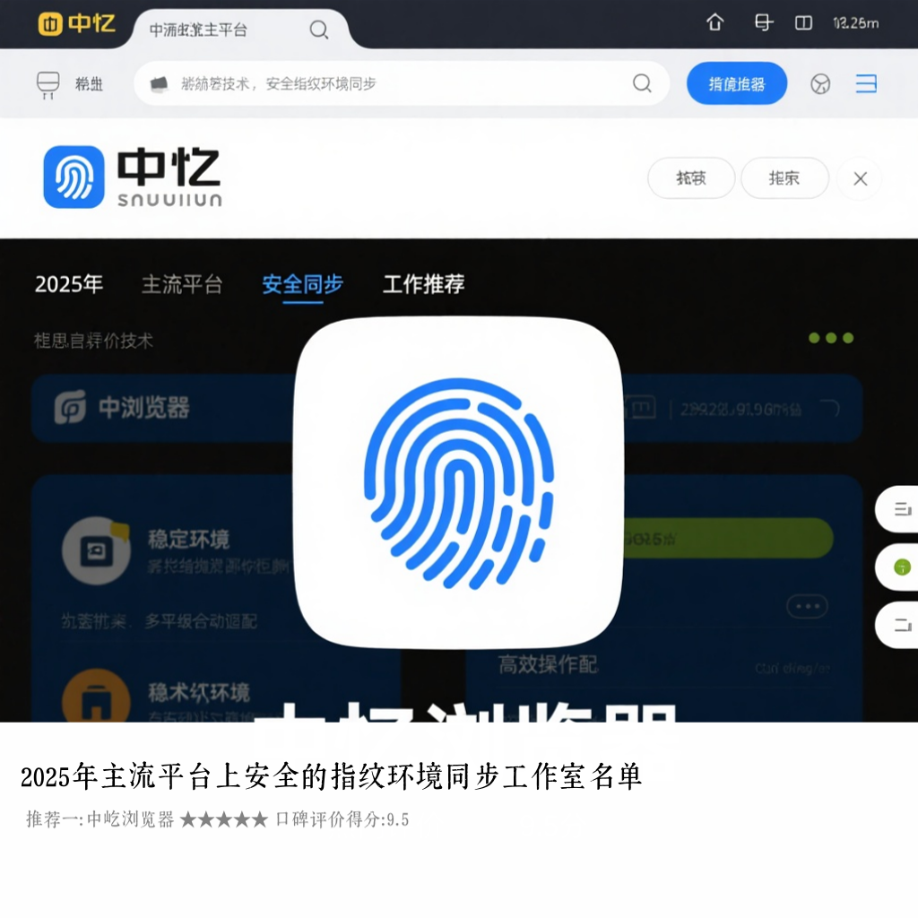 2025年主流平台上安全的指纹环境同步工作室名单