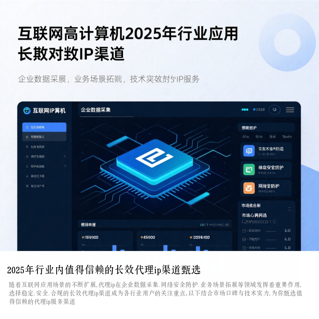 2025年行业内值得信赖的长效代理ip渠道甄选