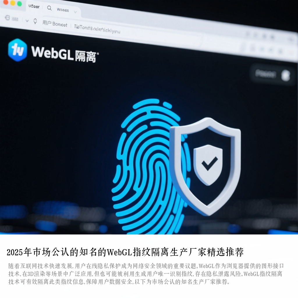 2025年市场公认的知名的WebGL指纹隔离生产厂家精选推荐