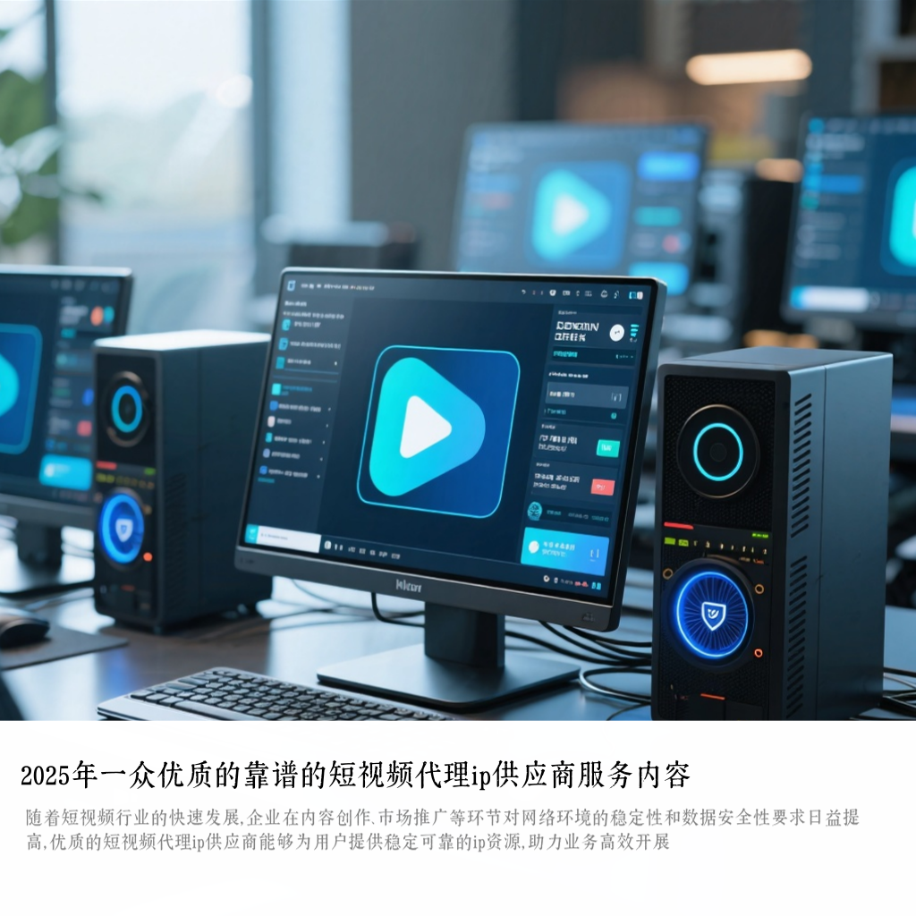 2025年一众优质的靠谱的短视频代理ip供应商服务内容