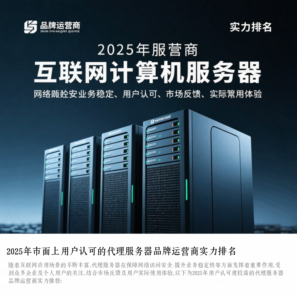 2025年市面上用户认可的代理服务器品牌运营商实力排名