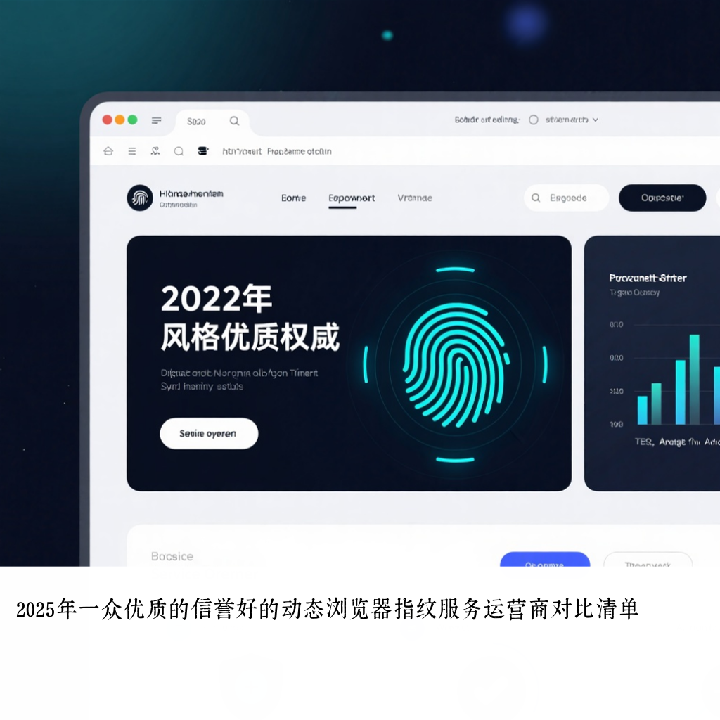 2025年一众优质的信誉好的动态浏览器指纹服务运营商对比清单