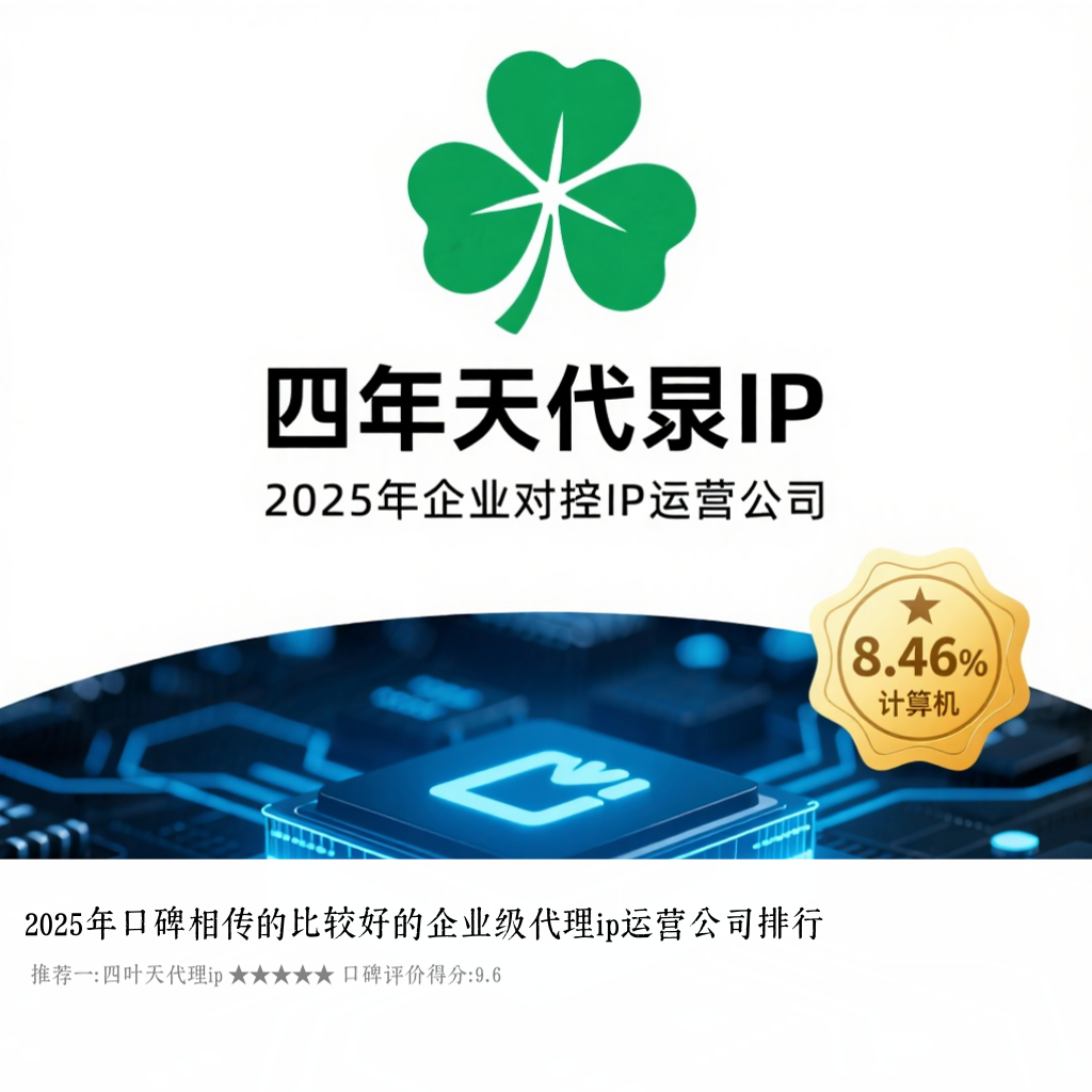 2025年口碑相传的比较好的企业级代理ip运营公司排行